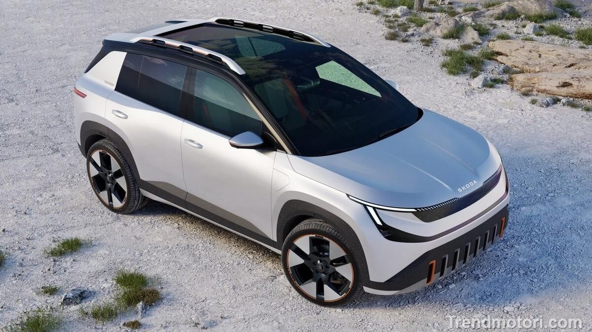 Nuovo mini suv elettrico Skoda Epiq in uscita nel 2026